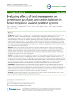 Evaluating effects of land management on greenhouse gas fluxes and carbon balances in boreo-temperate lowland peatland systems