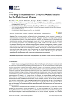 Two-Step Concentration of Complex Water Samples for the Detection of Viruses