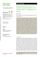 Adding climate change to the mix: responses of aquatic ectotherms to the combined effects of eutrophication and warming