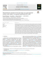 Thermochemical activation of CO2 into syngas over ceria-supported niobium oxide catalyst: An integrated experimental-DFT study