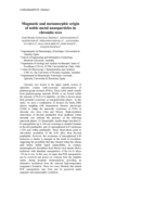 Magmatic and metamorphic origin of noble metal nanoparticles in chromite ores