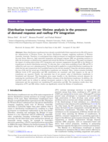 Distribution transformer lifetime analysis in the presence of demand response and rooftop PV integration