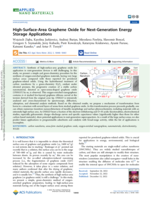 High-Surface-Area Graphene Oxide for Next-Generation Energy Storage Applications