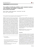 The mobility of nitrification inhibitors under simulated ruminant urine deposition and rainfall: a comparison between DCD and DMPP