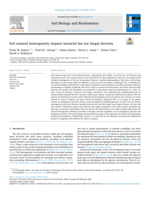 Soil textural heterogeneity impacts bacterial but not fungal diversity