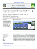 Decay rates of faecal indicator bacteria from sewage and ovine faeces in brackish and freshwater microcosms with contrasting suspended particulate matter concentrations