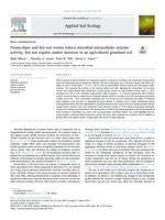 Freeze-thaw and dry-wet events reduce microbial extracellular enzyme activity, but not organic matter turnover in an agricultural grassland soil