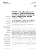 DETECT Schools Study Protocol: A Prospective Observational Cohort Surveillance Study Investigating the Impact of COVID-19 in Western Australian Schools