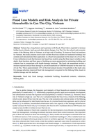 Flood Loss Models and Risk Analysis for Private Households in Can Tho City, Vietnam