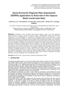 Socio-Economic Regional Risk Assessment (SERRA) application to flood risk in the Vipacco basin (north-east Italy)