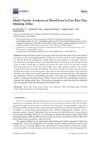 Multi-Variate Analyses of Flood Loss in Can Tho City, Mekong Delta