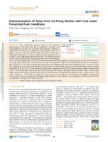Characterization of Ashes from Co-Firing Biochar with Coal under Pulverized-Fuel Conditions