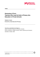 Harmonies of Form: Teachers Who Lead Art-fully in Primary Arts Education in Private Schools