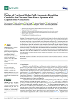 Design of fractional order Odd-Harmonics repetitive controller for Discrete-Time Linear Systems with experimental validations