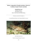Dietary composition of benthic predatory teleosts in Cockburn Sound, Western Australia