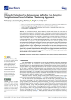 Obstacle detection by autonomous vehicles: An adaptive neighborhood search radius clustering approach