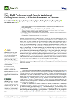 Early field performance and genetic variation of Dalbergia tonkinensis, a valuable Rosewood in Vietnam