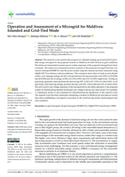Operation and assessment of a microgrid for Maldives: Islanded and Grid-Tied Mode