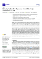 Detecting embryo developmental potential by single Blastomere RNA-Seq