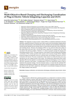 Multi-Objective-Based charging and discharging coordination of Plug-in Electric vehicle integrating capacitor and OLTC
