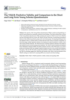 The YSQ-R: Predictive validity and comparison to the short and long form young schema questionnaire