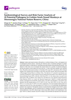 Epidemiological survey and risk factor analysis of 14 potential pathogens in Golden Snub-Nosed Monkeys at Shennongjia National Nature Reserve, China