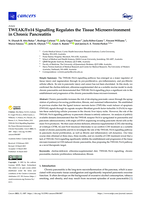 TWEAK/Fn14 Signalling Regulates the Tissue Microenvironment in Chronic Pancreatitis