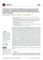 Comparison of antimicrobial resistance among commensal Escherichia coli isolated from retail table eggs produced by laying hens from the cage and Non-Cage housing systems in Western Australia