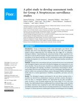 A pilot study to develop assessment tools for Group A Streptococcus surveillance studies