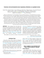 Common viral and bacterial avian respiratory infections: an updated review