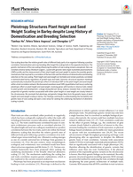 Pleiotropy structures plant height and seed weight scaling in barley despite long history of domestication and breeding selection