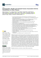 Demographic, health and lifestyle factors associated with the metabolome in older women