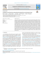 Lambing event detection using deep learning from accelerometer data