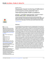 Wastewater-based monitoring of SARS-CoV-2 at UK airports and its potential role in international public health surveillance