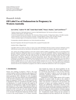 Off-Label Use of Ondansetron in Pregnancy in Western Australia
