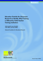 Education outside the classroom: Research to identify what training is offered by initial teacher training institutions