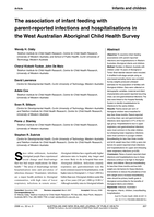 The association of infant feeding with parent-reported infections and hospitalisations in the West Australian Aboriginal Child Health Survey