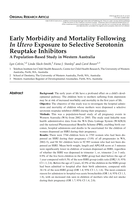 Early Morbidity and Mortality Following In Utero Exposure to Selective Serotonin Reuptake Inhibitors: A Population-Based Study in Western Australia