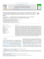 Community-based participatory action research on rheumatic heart disease in an Australian Aboriginal homeland: Evaluation of the ‘On track watch’ project