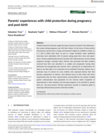 Parents' experiences with child protection during pregnancy and post-birth