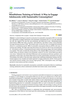 Mindfulness training at school: A way to engage adolescents with sustainable consumption?