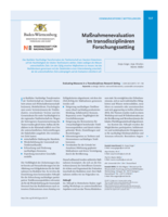 Evaluating measures in a transdisciplinary research setting