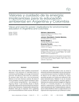 Value and care for power: Implications for environmental education in Argentina and Colombia
