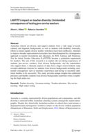 LANTITE’s impact on teacher diversity: Unintended consequences of testing pre-service teachers