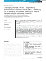 Encouraging patients to self-care&nbsp;-&nbsp;the preliminary development and validation of the VeLUSET©, a self-efficacy tool for venous leg ulcer patients, aged 60 years and over