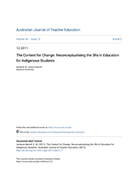 The Context for Change: Reconceptualising the 3Rs in Education for Indigenous Students