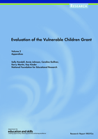 Evaluation of the Vulnerable Children Grant: Volume 2: Appendices