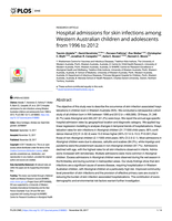 Hospital admissions for skin infections among Western Australian children and adolescents from 1996 to 2012