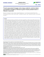 Travel-associated lineages and unique endemic antimicrobial-susceptible lineages of Neisseria gonorrhoeae predominate in Western Australia