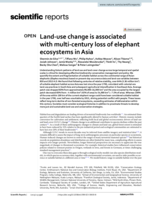 Land-use change is associated with multi-century loss of elephant ecosystems in Asia